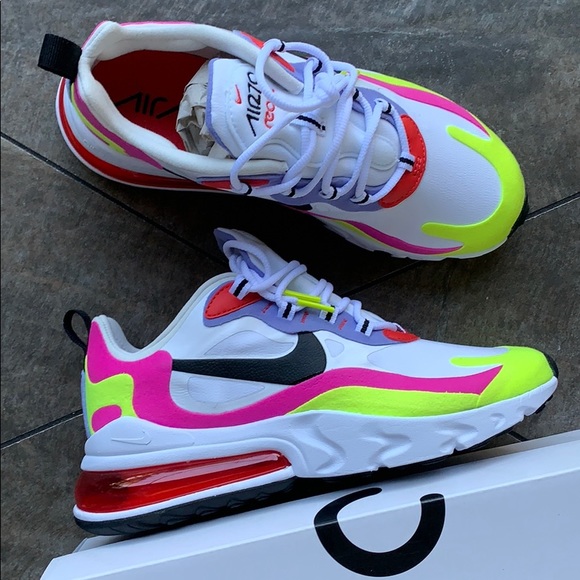 NIKE W AIR MAX 270 REACT white/light thistle-black - Picture 15 of 16